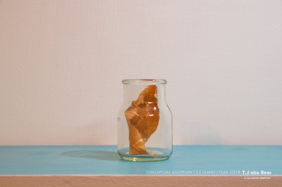 22 Leaves | Conceptual sculpture by Tiong-seah Yap (T.S aka Bear) © Year 2018 All rights reserved @tsakabear @tiongseahyap https://tsakabear.com